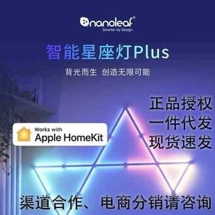 nanoleaf智能星座灯Lines卧室电竞房Honekit语音RGB量子灯奇光