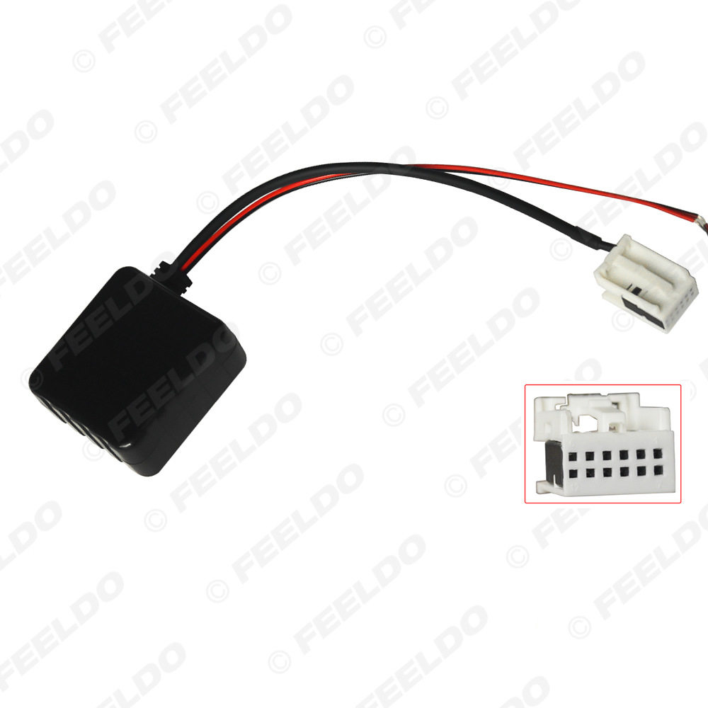 适用大众RCD510300+310无线蓝牙音乐模块电缆适配器AUX插卡USB
