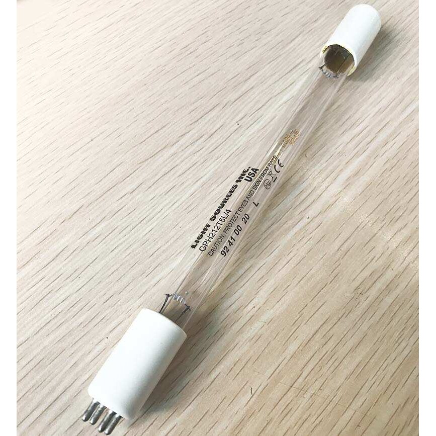实验室254nm紫外线灯 10W水处理灯管 单端四针紫外灯GPH212T5L/4