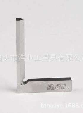 微型刀口角尺 单边90度平面刀口角尺 DIN875/00 不锈钢角尺