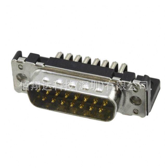 HARTING浩亭 09652626812 D-Sub2 6.5A15针 公头 连接器 波峰焊接