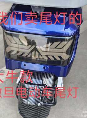 大牛车型12V撒旦尾灯松捷深远四季星电动车电瓶车大牛款尾灯