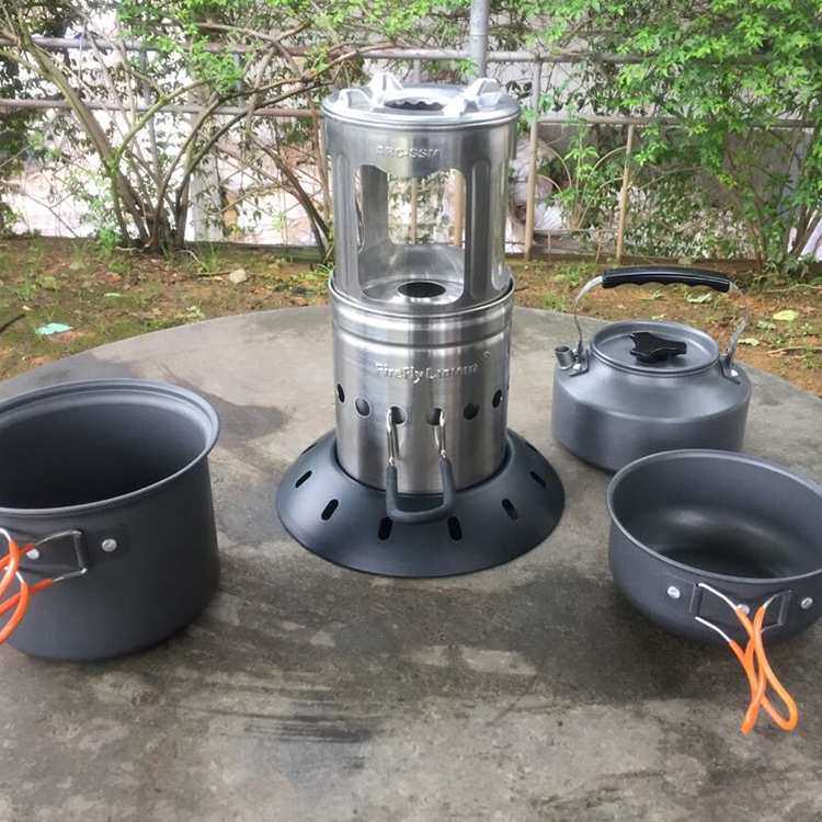 直销便携式户外室内无烟烧烤烹饪小型灯笼炉环保节能不锈钢灯笼炉