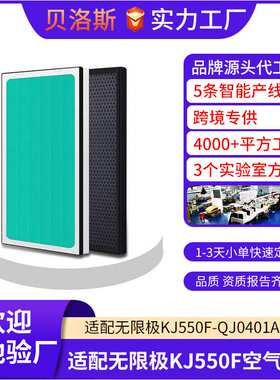 适配无限极KJ550F-QJ0401A空气净化器滤网滤芯KJ550F-QJ0401A享优