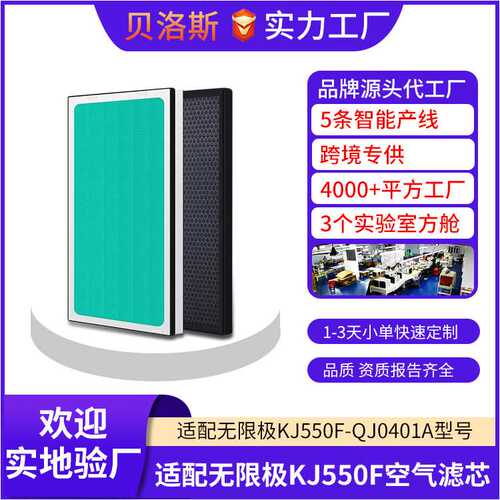 适配无限极KJ550F-QJ0401A空气净化器滤网滤芯KJ550F-QJ0401A享优