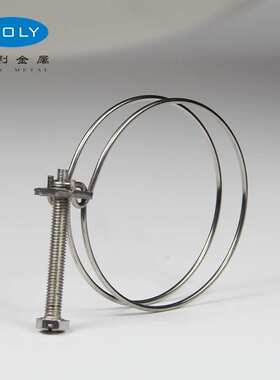 INCONEL686钢丝喉箍N06686英科耐尔Alloy686卡箍2.4606抱箍
