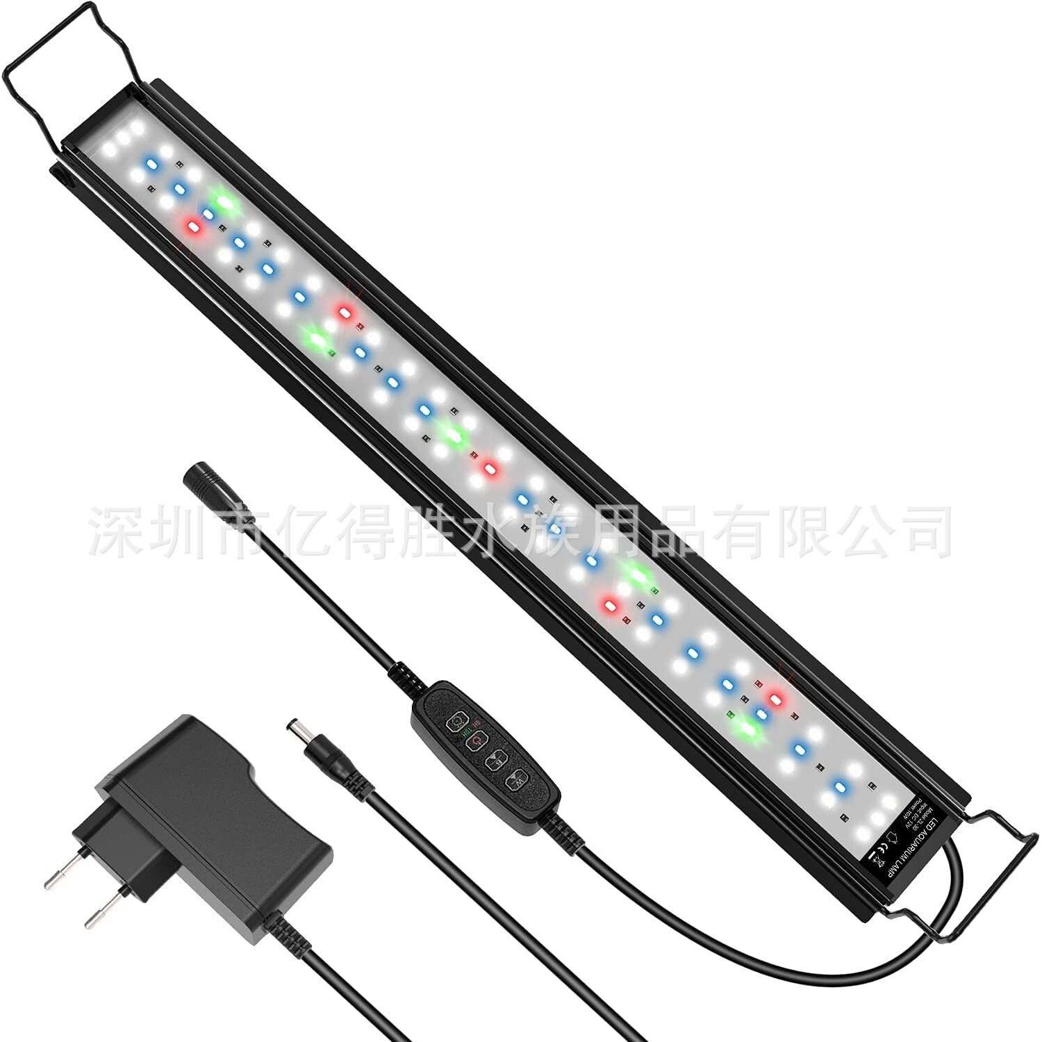 【】全光谱鱼缸灯支架灯IP66防水LED水族照明水草灯LED灯具