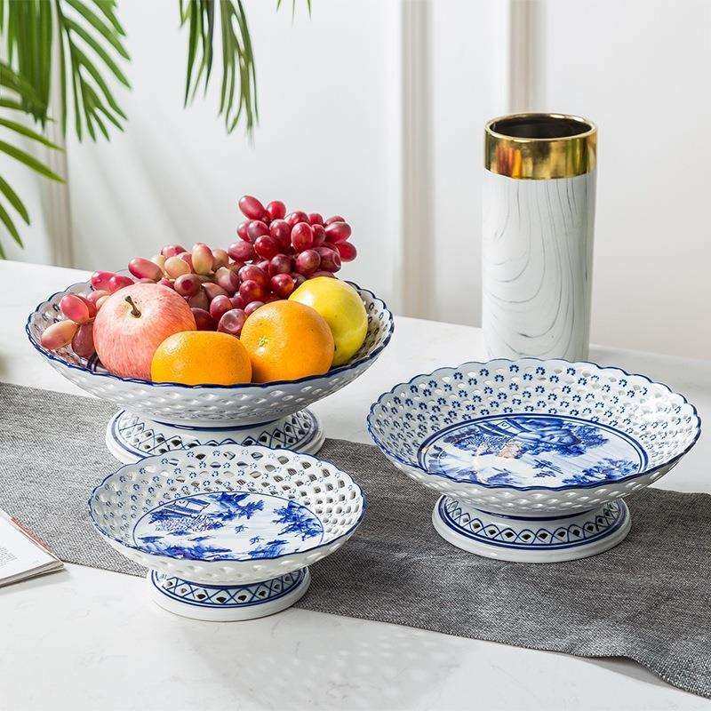 青花瓷山水镂空果盘陶瓷高脚糖果盘家居客厅餐厅茶几简约装饰摆件,玩具/童车/益智/积木/模型,毛绒/玩偶/公仔/布艺类玩具,淘宝优惠券,粉丝福利购,淘宝优惠卷