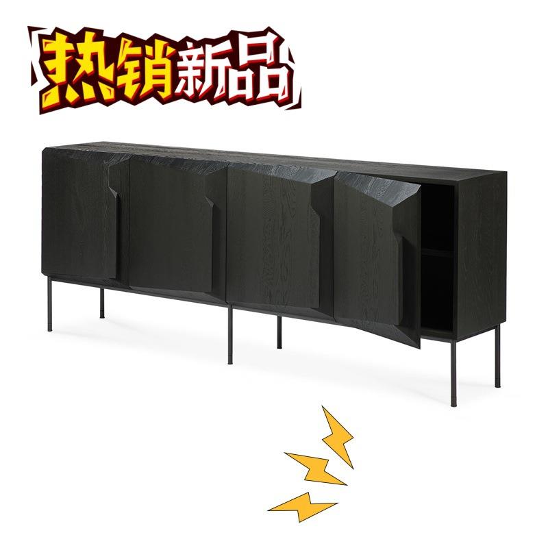 烤漆餐边柜创意个性玄关柜现代简约装饰储物柜碗柜卧室电视柜整装