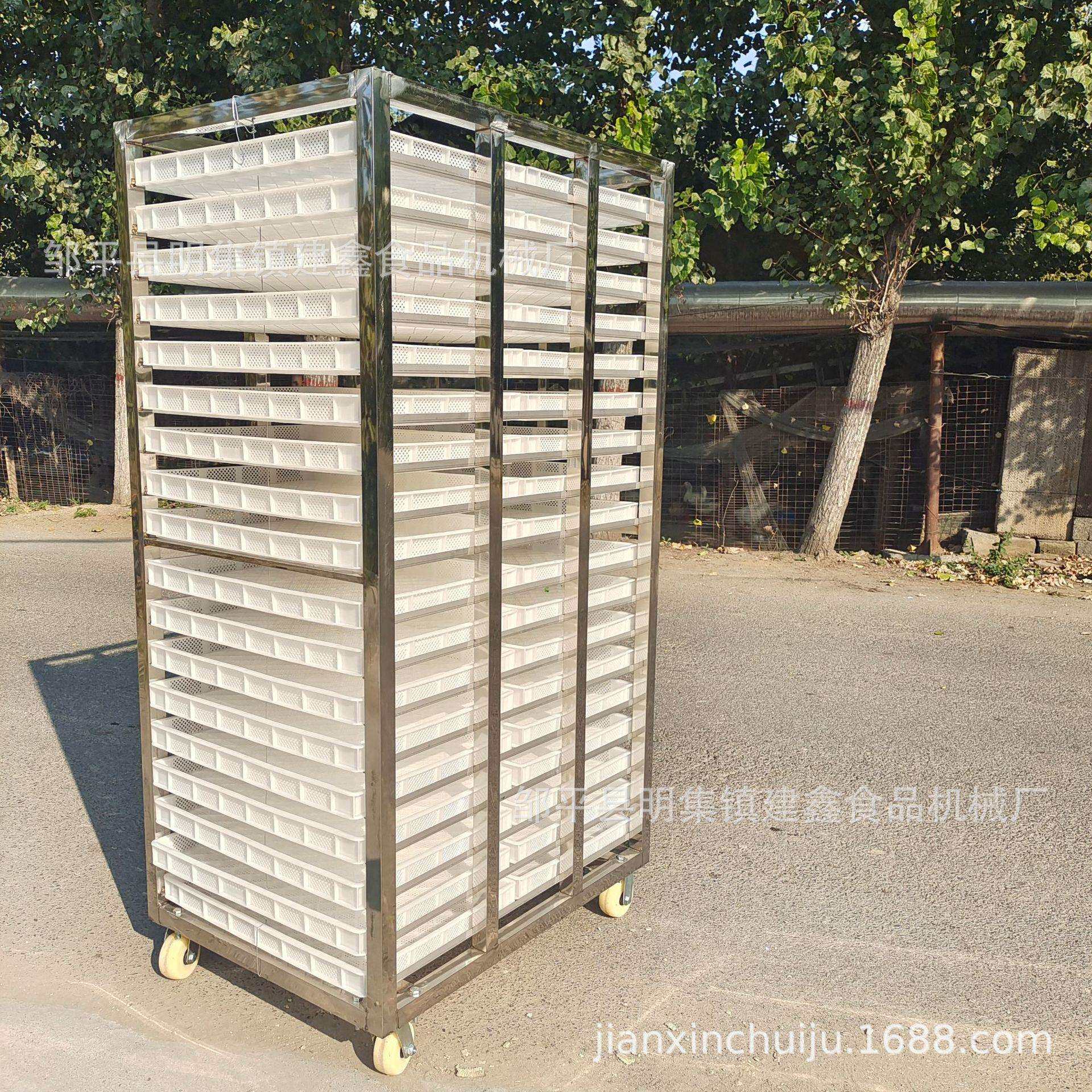 河南馒头架子车不锈钢推车架子菊花烘干物料车