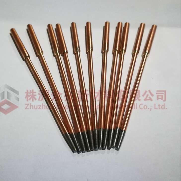 点焊钨电极 银接点用铜钨镶嵌熔接电极