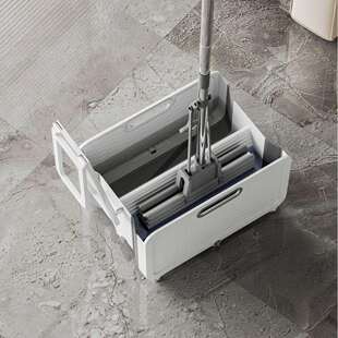 拖把桶长方形可折叠家用海绵拖布拖地桶胶棉清洗平板专用涮水桶盆