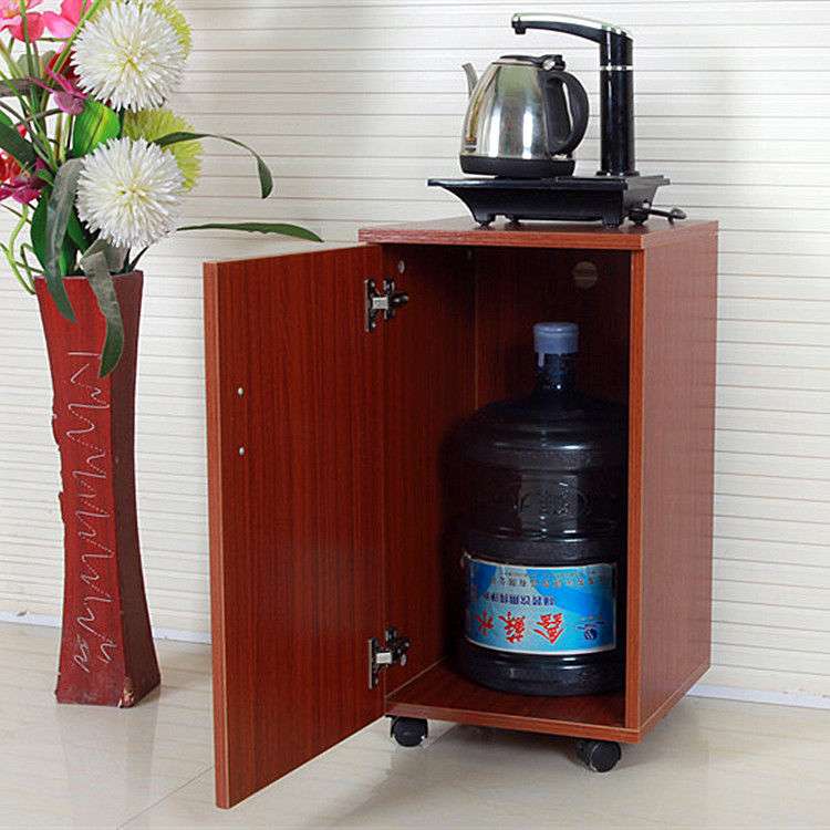 办公室茶水柜简约自动上水烧水壶柜子纯净水桶柜饮水机柜打印机柜