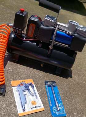 18v21v电池充电式无绳空压机4升锂电池10升小气泵迷你电动空气压