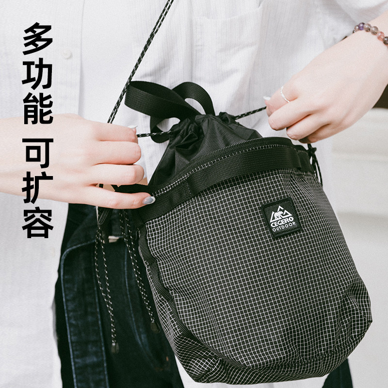 户外多功能可扩容斜挎包学生党