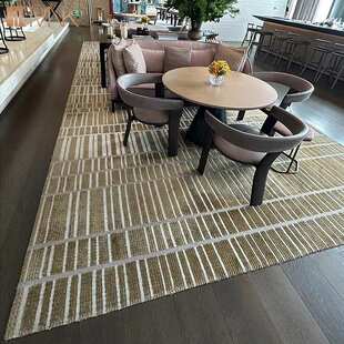 地毯手工定制酒店商用休息室简约轻奢新西兰羊毛手工枪刺地毯定做