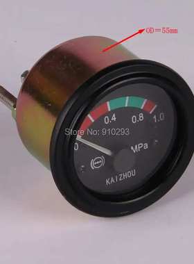 24V12V柴油发电机组气压表0-1Bar