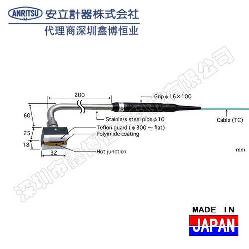 UX-221E-00-D0-1-TC1-ANP头部摆动移动回转表面测温安立ANRITSU