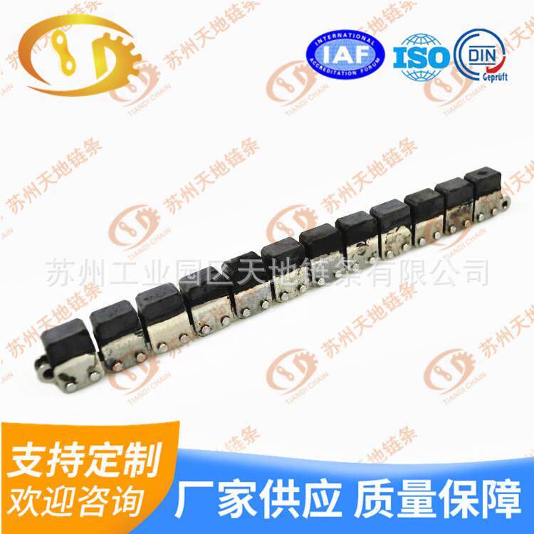 橡胶输送链 10B-G2橡胶顶板输送链 橡胶块 盖板链条 厂家