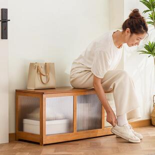 入户门长条多层简易换鞋凳门口家用可坐鞋柜玄关客厅新款2023爆款