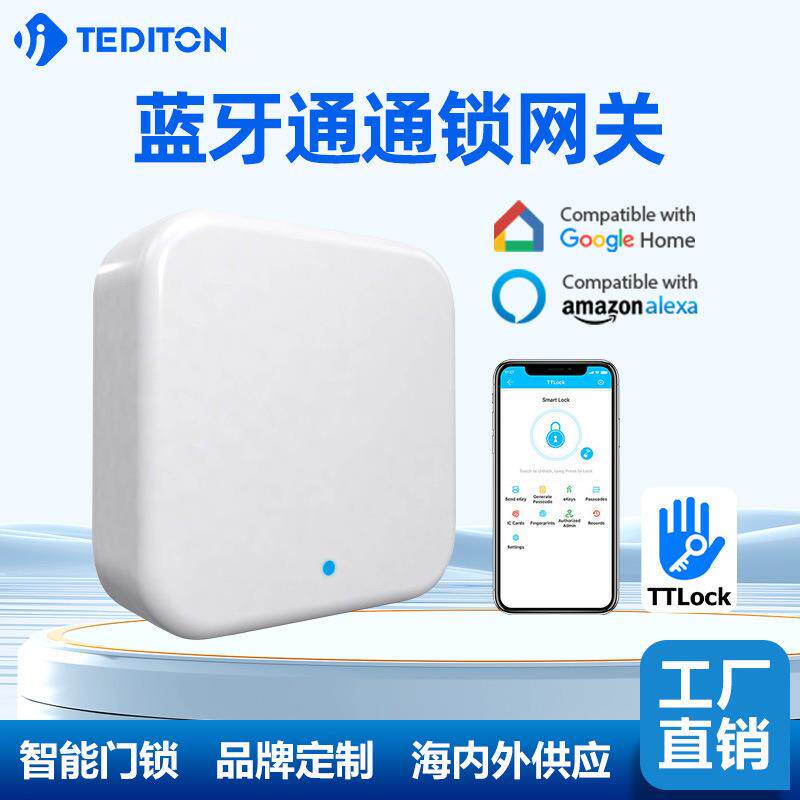 G2有线传输蓝牙通通锁专用网关/现代简约通通门锁联网远程中继器