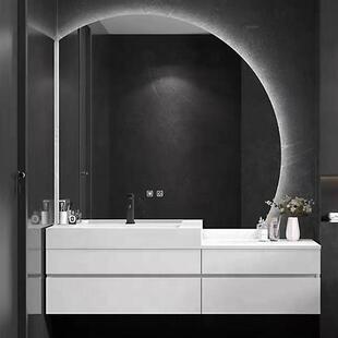 24款出口款广东佛山专业高端橱柜衣柜浴室柜工厂实木铝合金卫生间