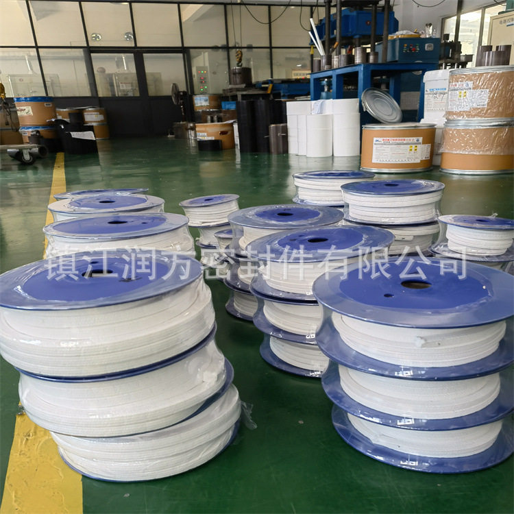 供应四氟盘根耐腐蚀耐摩擦自润滑铁氟龙四氟盘根