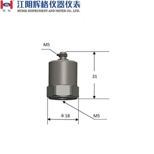 辉格原装HG-A21D500压电式加速度振动传感器（IEPE）全国包邮