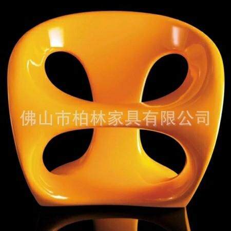 创意玻璃钢个性休闲哈拉椅商场公共休息镂空造型简约现代洽谈椅子