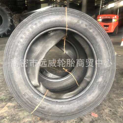 甲子750-16拖拉机导向轮轮胎650-1610-15650/750-20两道沟花纹