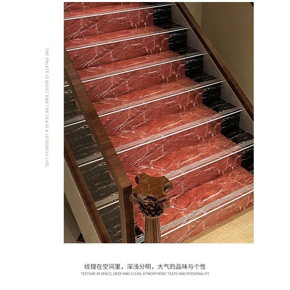 楼梯踏步砖地板砖通体大理石一体式步级梯级灰色地砖防滑台阶瓷砖