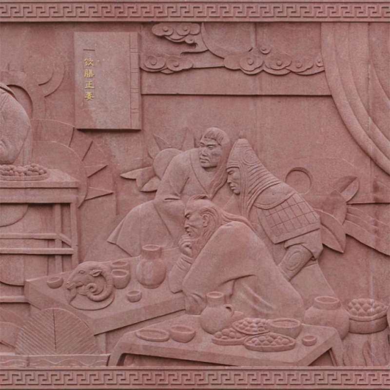 石材浮雕花岗岩景观墙大理石砂岩浮雕园林景观壁画花岗岩雕刻