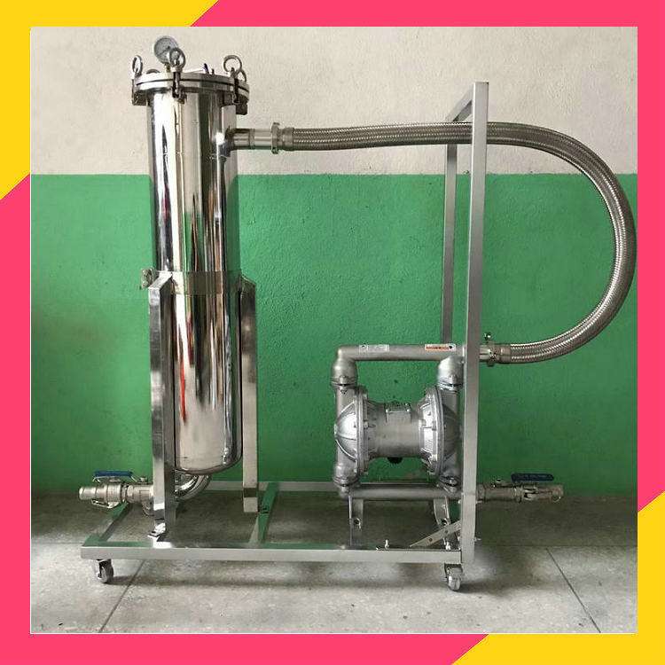 过滤网袋式胶水过滤器 胶水搅拌机出口处使用 过滤后可直接罐装