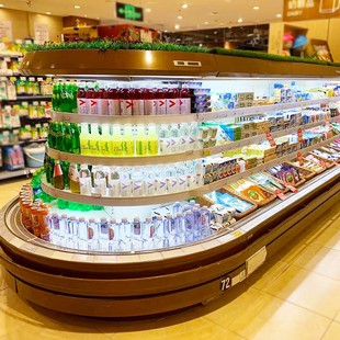 冰柜点菜展示柜风幕柜防水220v鱼缸保鲜冷藏冰箱照明led硬灯条