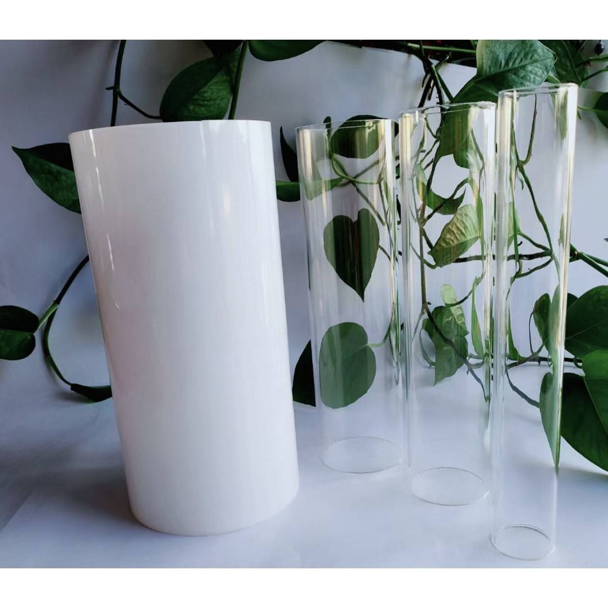 透明管亚克力管有机玻璃管圆管空心管直径5-1500mm圆柱形水族PMMA