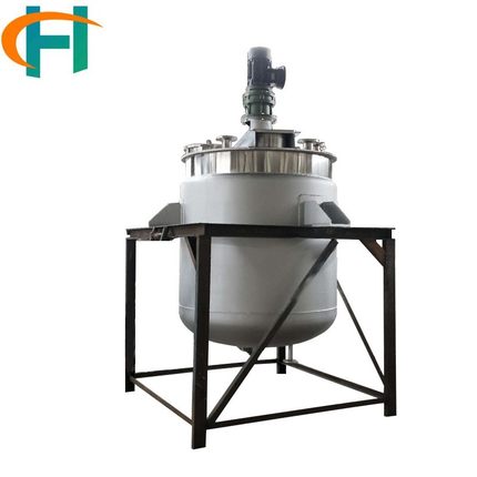 电加热不锈钢反应锅1000L蒸汽加热不锈钢反应釜来图定制