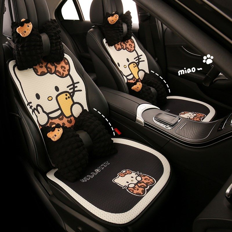 汽车座垫四季通用卡通可爱KT猫座垫半包座椅套防滑女士秋冬季座垫,汽车用品/电子/清洗/改装,专车专用座套/座垫,淘宝优惠券,粉丝福利购,淘宝优惠卷
