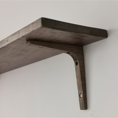 有木木作实木一字隔板置物架层墙上板托型三角支架木托支撑架