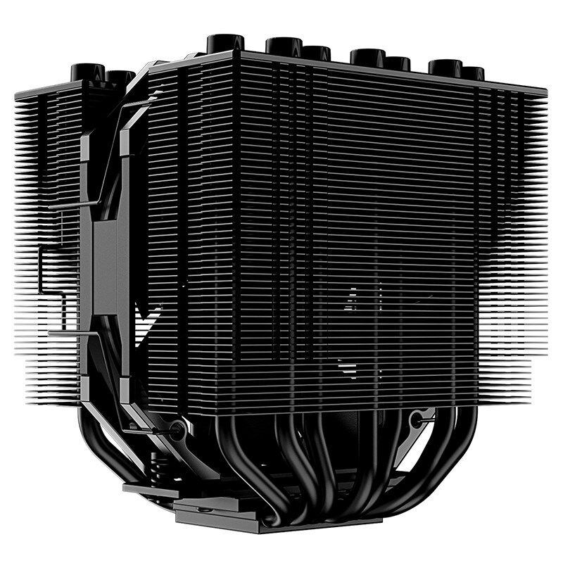ID-COOLING SE-2脑7XT电0温控CP1散热器铜底镀镍小双塔高度U35MM