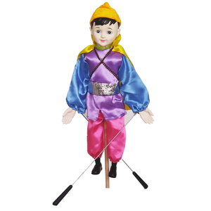 杖头木偶娃娃白雪公主王子皇后傀儡人偶儿童益智玩具客厅玄关摆件