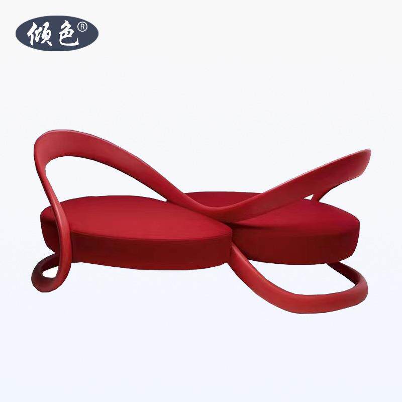 RibbonDance设计师款艺术潮流飘带异形沙发别墅客厅休闲椅舒适S形