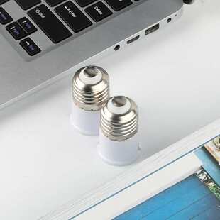 E27转B22转换灯头悬挂式LED灯泡螺口转换器家用老式卡口转接灯头