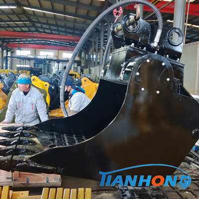 供应挖掘机高频网格液压振动筛挖掘机配套振动筛厂家 筛分设备