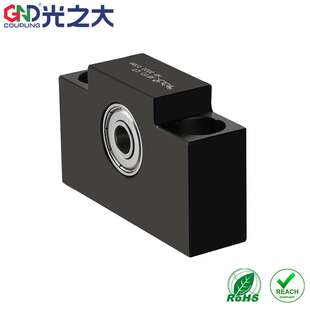 滚珠丝杆固定端轴承座支撑端丝杠精密支撑座AF黑色精密滚筒轴承座