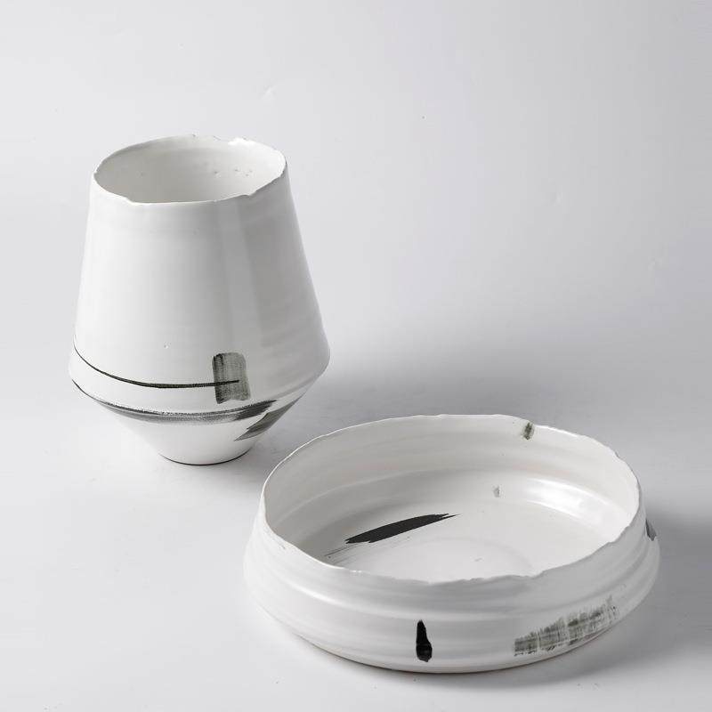 新中式手绘陶瓷花瓶家居样板间大号茶几桌面果盘民宿软装饰品摆件,玩具/童车/益智/积木/模型,毛绒/玩偶/公仔/布艺类玩具,淘宝优惠券,粉丝福利购,淘宝优惠卷