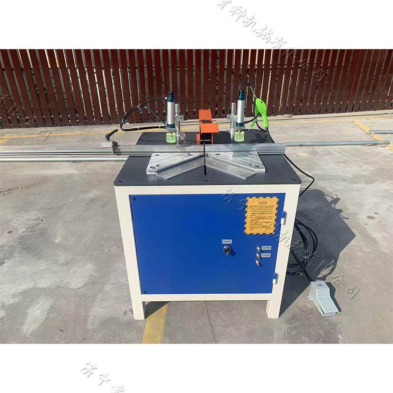 小型铝材型材切割机 金属门窗气动切角机 电动相框灯饰45度裁切机