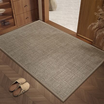 新款入户门地垫编织门垫入户进门日式客厅满铺地毯门口脚垫可擦洗