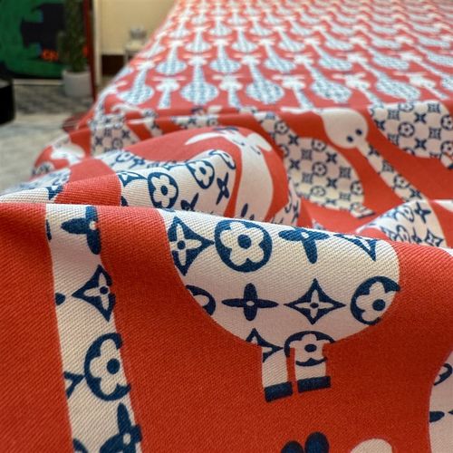 卡通可爱红色长颈鹿1.5米1.8m床单单件炕单床笠床罩床垫保护套0.9