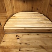 香柏木泡澡桶凳子木桶内凳浴缸座椅坐垫沐浴桶洗澡桶凳子浴室配件