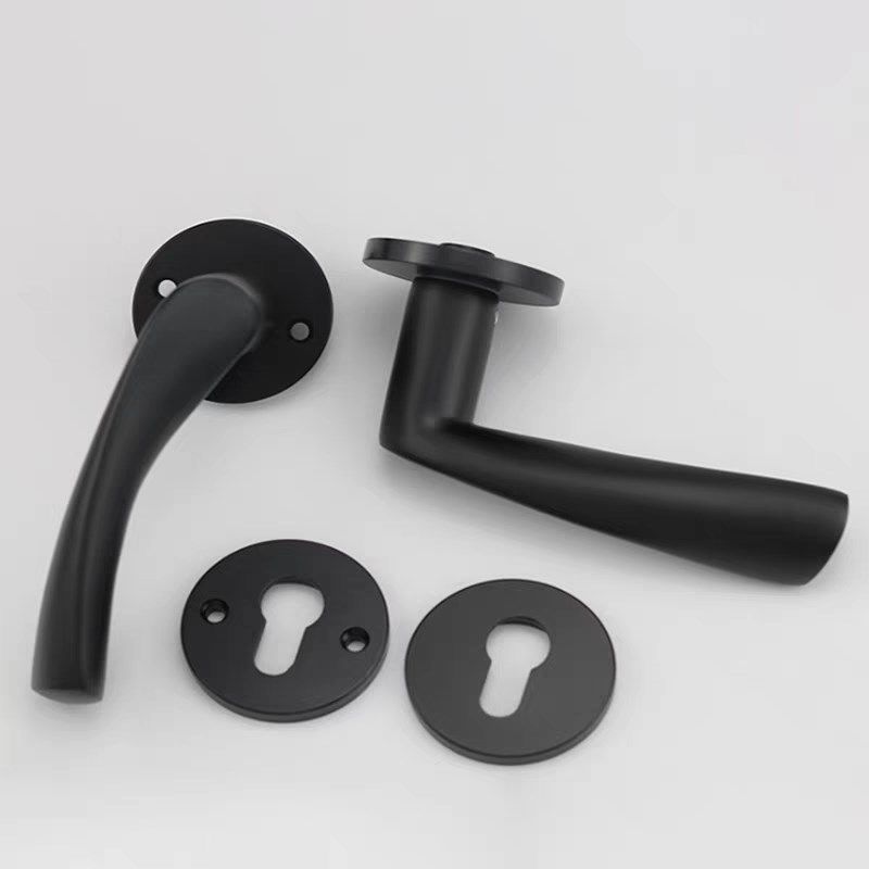 黑色分体木门锁室内卧室锁58/72/85磁吸门锁分体通用型家用木门锁,基础建材,机械门锁,淘宝优惠券,粉丝福利购,淘宝优惠卷